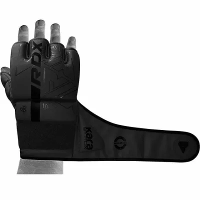 Перчатки для ММА RDX F6 KARA Matte Black M (капа в комплекте) - 1 - Robinzon.ua