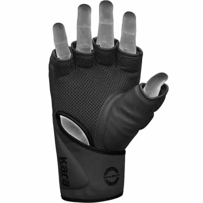 Перчатки для ММА RDX F6 KARA Matte Black M (капа в комплекте) - 6 - Robinzon.ua