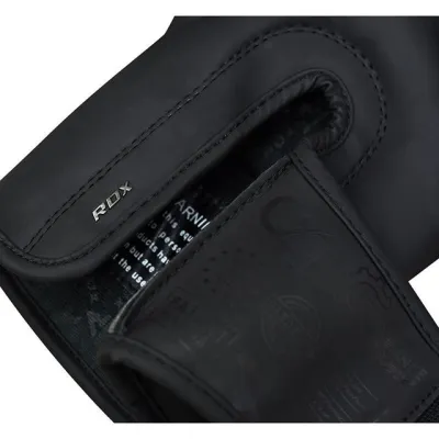 Боксерські рукавиці RDX F15 Noir Matte Black 12 унцій (капа в комплекті) - 5 - Robinzon.ua