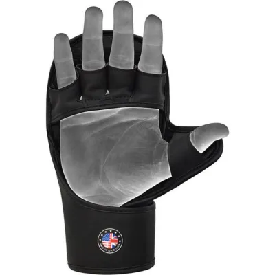 Рукавиці для ММА RDX SHOOTER AURA PLUS T-17 Black Golden M (капа у комплекті) - 3 - Robinzon.ua