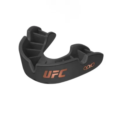 Капа боксерська OPRO Bronze UFC Hologram Black (art.002258001) - 1 - Robinzon.ua