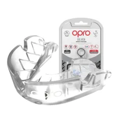 Капа OPRO Silver доросла (вік 11+) Clear (art.102502006) - Robinzon.ua