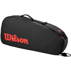 Чехол теннисный Wilson CLASH V3 3PK RACQUET BAG BLACK/INFRARED WR8038001001 - Robinzon.ua
