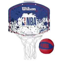 Набір баскетбольний Wilson NBA TEAM MINI HOOP NBA RWB WTBA1302NBARD - Robinzon.ua