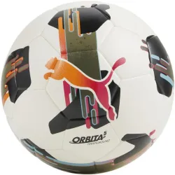 М'яч футбольний Puma Orbita 5 TB Hardground білий, чорний, рожевий Уні 5 084329-01 - Robinzon.ua