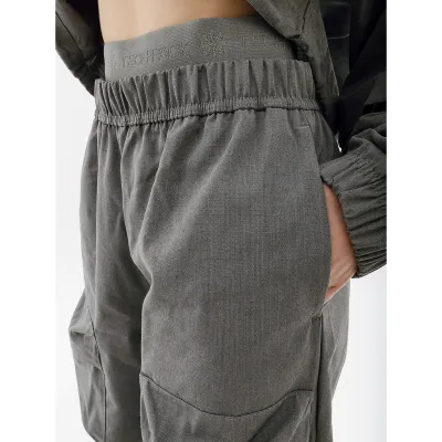 Женские Штаны Nike W NSW TP RPSTP PNT Серый XS (7dDV8489-050 XS) - 2 - Robinzon.ua