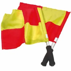 Прапорець арбітра Select Lineman's flag Червоний, Жовтий OSFM (7490600353) - Robinzon.ua