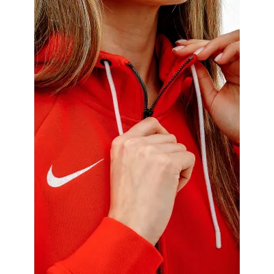 Женская Толстовка Nike FLC PARK20 FZ HOODIE Красный M (7dCW6955-657 M) - 4 - Robinzon.ua