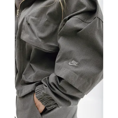 Жіноча ВІтровка Nike W NSW TP RPSTP JKT Сірий XS (7dDV8487-050 XS) - 2 - Robinzon.ua