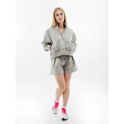 Женские Шорты Nike W NSW TP HR SHRT NKFWD Серый XS (7dDX6517-077 XS) - 1 - Robinzon.ua