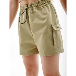 Женские Шорты Nike W NSW SWSH SHORT WVN SU  Бежевый XS (7dFJ4887-276 XS) - Robinzon.ua