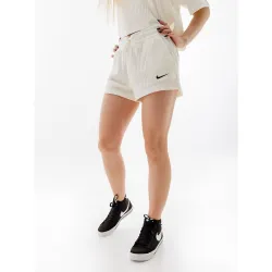 Женские Шорты Nike W NSW RIB JRSY SHORT Бежевый L (7dDV7862-133 L) - Robinzon.ua