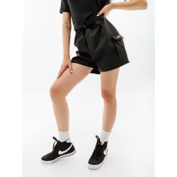 Женские Шорты Nike W NSW SWSH SHORT WVN SU  Черный L (7dFJ4887-010 L) - Robinzon.ua