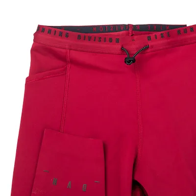 Жіночі Лосіни Nike W NK DF RUN DVN MR TGHT Вишневий L (DM7749-690 L) - 2 - Robinzon.ua