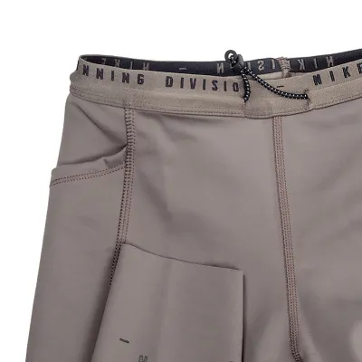 Жіночі Лосіни Nike W NK DF RUN DVN MR TGHT Коричневий L (DM7749-289 L) - 2 - Robinzon.ua