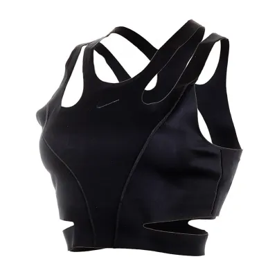 Жіночий Топ Nike W NK FM DF BRA 24 Чорний M (7dFQ2640-010 M) - Robinzon.ua