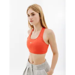 Жіночий Топ Nike SWOOSH BRA PAD Помаранчевий S (7dBV3636-633 S) - Robinzon.ua