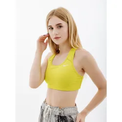 Жіночий Топ Nike W NK DF SWSH NONPDED BRA Салатовий XS (7dBV3630-308 XS) - Robinzon.ua