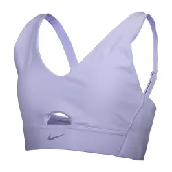 Жіночий Топ Nike W NK DF INDY PLUNGE CUTOUT BRA Фіолетовий  L (7dDV9837-536 L) - Robinzon.ua