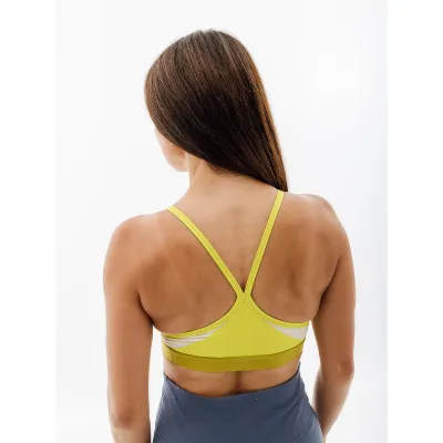 Жіночий Топ Nike W NK INDY BRA V-NECK Салатовий  M (7dCZ4456-308 M) - 1 - Robinzon.ua