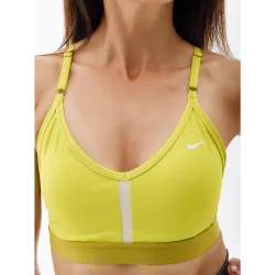Жіночий Топ Nike W NK INDY BRA V-NECK Салатовий  XS (7dCZ4456-308 XS) - Robinzon.ua