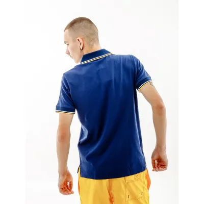 Чоловіча Футболка AUSTRALIAN 2-STRIPE PIQUE' POLO S-FIT Синій M (7dLSUPO0004-842B M) - 1 - Robinzon.ua