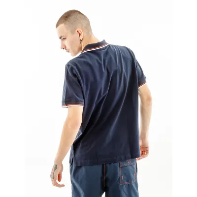 Чоловіча Футболка AUSTRALIAN 2-STRIPE PIQUE' POLO - R-FIT Синій M (7dLSUPO0005-200C M) - 1 - Robinzon.ua