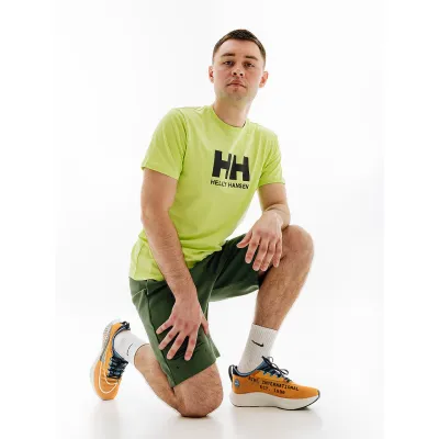 Чоловіча Футболка HELLY HANSEN HH LOGO T-SHIRT Салатовий XL (7d33979-395 XL) - 2 - Robinzon.ua