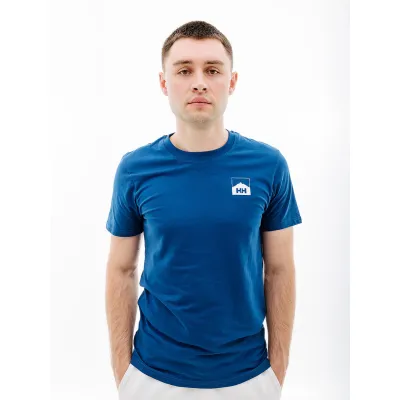 Чоловіча Футболка HELLY HANSEN NORD GRAPHIC HH T-SHIRT Синій M (7d62979-606 M) - Robinzon.ua