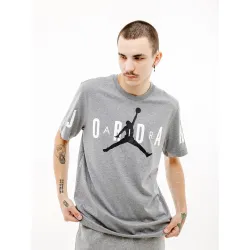 Чоловіча Футболка JORDAN M J JD AIR STRETCH SS CREW Сірий 2XL (7dDV1445-091 2XL) - Robinzon.ua
