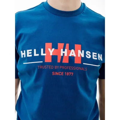 Чоловіча Футболка HELLY HANSEN RWB GRAPHIC T-SHIRT Синій M (7d53763-607 M) - 2 - Robinzon.ua