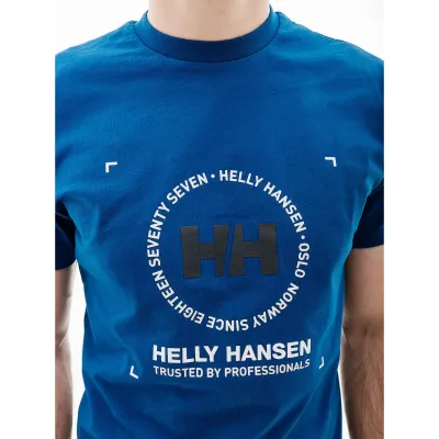 Чоловіча Футболка HELLY HANSEN MOVE COTTON T-SHIRT Блакитний M (7d53976-606 M) - 2 - Robinzon.ua