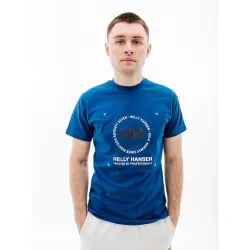 Мужская Футболка HELLY HANSEN MOVE COTTON T-SHIRT Голубой M (7d53976-606 M) - Robinzon.ua