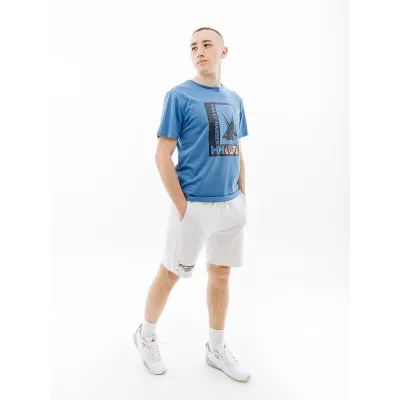 Чоловіча Футболка HELLY HANSEN SHORELINE T-SHIRT 2.0 Синій XL (7d34222-636 XL) - 2 - Robinzon.ua