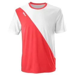 Мужская Футболка Wilson TEAM II CREW Белый Коралловый L (WRA794008 L) - Robinzon.ua