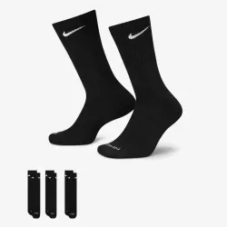 Жіночі Шкарпетки Nike U NK EVRY PLUS CUSH CREW 3PR Чорний 38-42 (7dSX6888-010 38-42) - Robinzon.ua