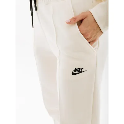 Жіночі Штани Nike W TCH FLC MR JGGR Білий L (7dFB8330-110 L) - 2 - Robinzon.ua