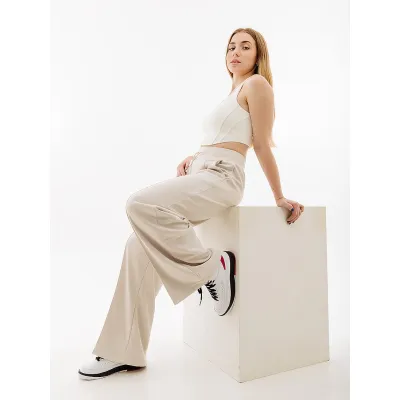 Жіночі Штани Nike HR WIDE PANT Бежевий XS (7dFB8490-104 XS) - 4 - Robinzon.ua