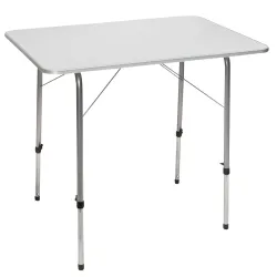 Стол Bo-Camp Adjustable Height 80x60 cm Grey (1405505) - Robinzon.ua