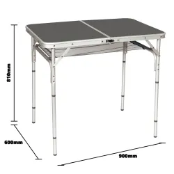 Стол Bo-Camp Case Model 90x60 cm Grey (1404393) - Robinzon.ua