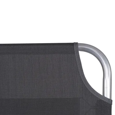 Ліжко розкладне Bo-Camp Sun Lounger 3 Positions Anthracite (1304480) - 4 - Robinzon.ua