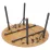Стол Bo-Camp Poundbury Round 90x90 cm Brown (1404656) - 5 Стол Bo-Camp Poundbury Round 90x90 cm Brown (1404656) - 5 - Robinzon.ua