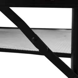 Стол Bo-Camp Northgate Oval 150x80 cm Black/Grey (1404188) - Robinzon.ua