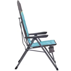 Крісло розкладне Uquip Justy XL Blue/Grey (244037) - Robinzon.ua