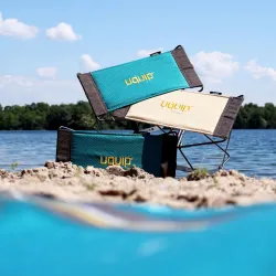 Стілець розкладний Uquip Fancy Sand/Grey (244041) - Robinzon.ua