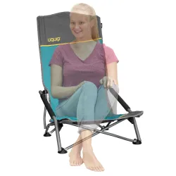 Крісло розкладне Uquip Sandy XL Blue/Grey (244030) - Robinzon.ua