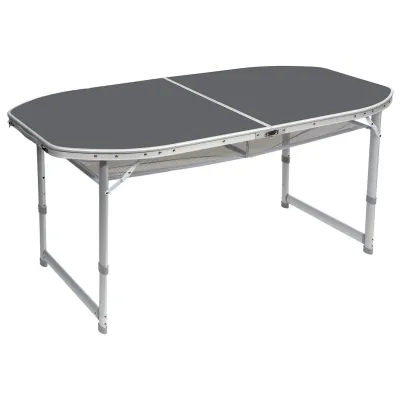 Стіл Bo-Camp Case Model Oval 150x80 cm Grey (1404399) - 4 - Robinzon.ua