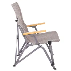 Крісло розкладне Bo-Camp Chelsea Grey (1204810) - Robinzon.ua