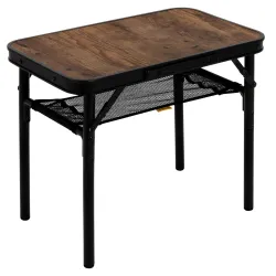 Стіл Bo-Camp Woodbine 56x34 cm Black/Wood look (1404191) - Robinzon.ua