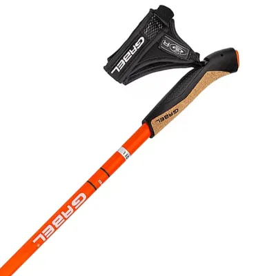 Палки для скандинавской ходьбы Gabel X-1.35 Active Knife Red/Orange 120 (7009361151200) - Robinzon.ua